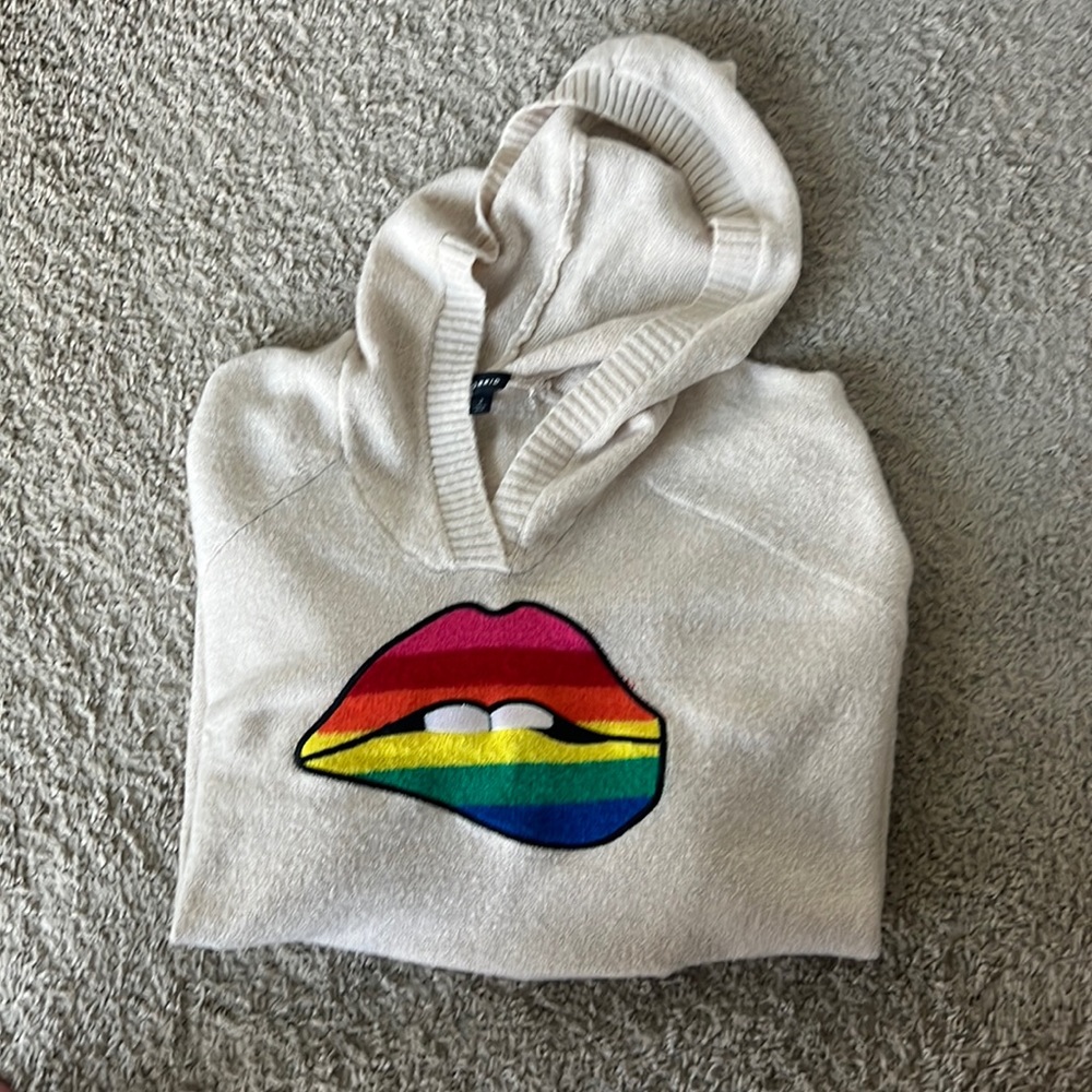 Rainbow Lips Sweater